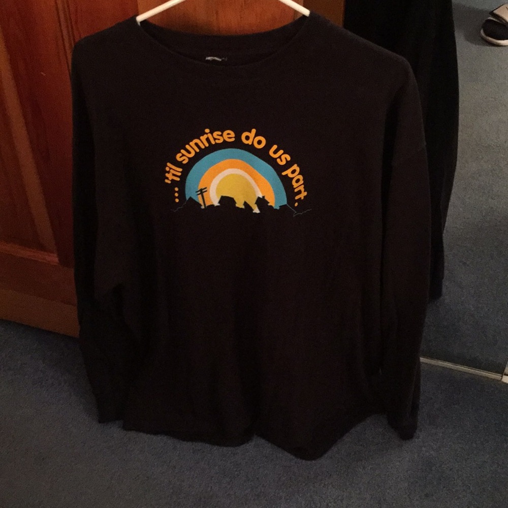 Till sunrise do us part long sleeve shirt